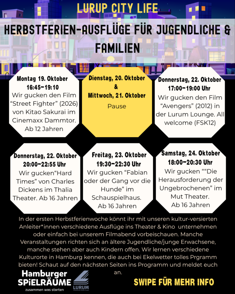 19.-24. Oktober im Lurum: Lurup City Life